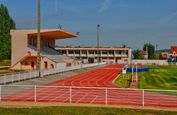 Les Mureaux; France - september 16 2017 : stadium — Stock Photo, Image