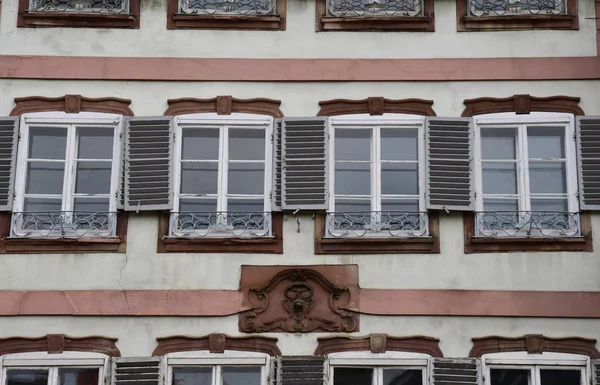 Strasbourg; France - march 3 2017 : picturesque city center in w — Stock Photo, Image