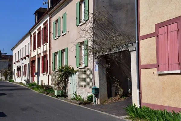 Giverny, Francia - 25 de marzo de 2017: pintoresco pueblo — Foto de Stock