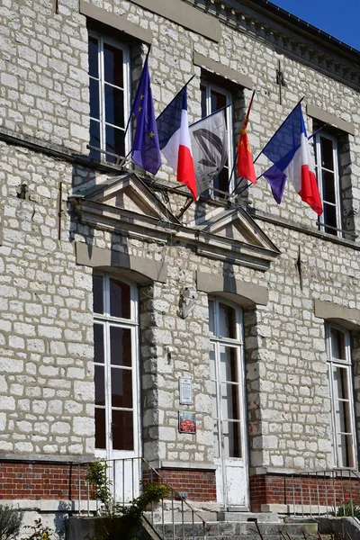 Giverny, France - march 25 2017 : city hall — Stock Photo, Image