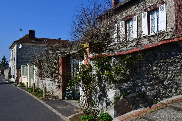 Giverny, France - march 25 2017 : picturesque village — Stock Photo, Image