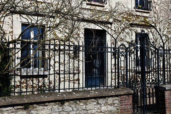 Giverny, Frankrike - mars 25 2017: pittoreska byn — Stockfoto