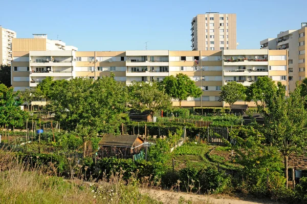 Les Mureaux ; France - 13 mai 2011 : jardin d'allotissement — Photo