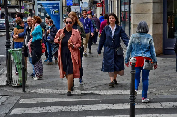 Paris ; France - 2 avril 2017 : Rivoli street — Photo