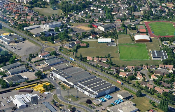 Gaillon, Frankrijk - juli 7 2017: luchtfoto — Stockfoto