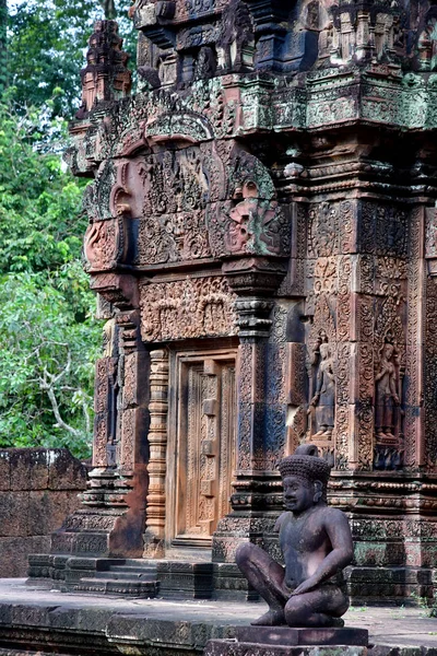 Siem Reap; Королевство Камбоджа - август 24 2018: Banteay Srei t — стоковое фото