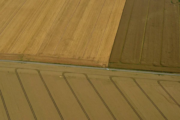 Etrepagny, França - 7 de julho de 2017: imagem aérea do landscap — Fotografia de Stock