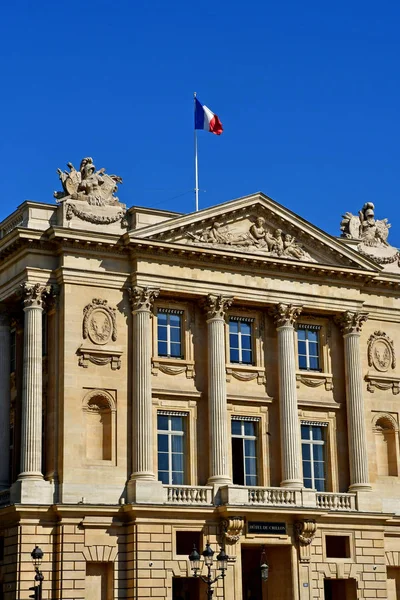 Paryż; Francja - 2018 30 września: Hotel de Crillon — Zdjęcie stockowe