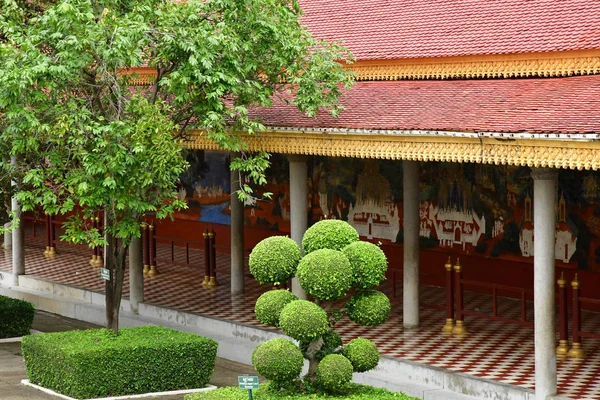 Phnom Penh; Reino do Camboja - 20 de agosto de 2018: Palácio Real — Fotografia de Stock