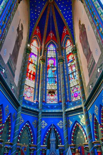 Sainte Adresse; France - may 10 2017 : Notre Dame des Flots chap — Stock Photo, Image