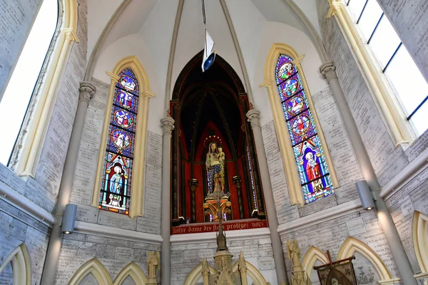 Sainte Adresse; France - may 10 2017 : Notre Dame des Flots chap — Stock Photo, Image