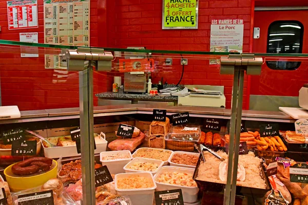 Paris, France - april 9 2019 : food at the supermarket — Stock Photo, Image