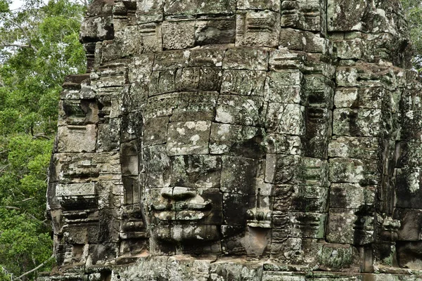 Siem Reap; Reino do Camboja 24 de agosto de 2018: Angkor Bayon t — Fotografia de Stock