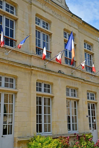 Sagy, France - may 24 2019 : village center — Stock Photo, Image