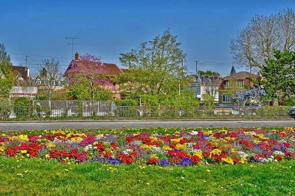 Poissy; Francie-duben 11 2019: Meissonierovy parky — Stock fotografie