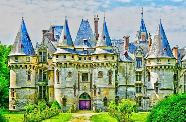 Vigny, Francie-květen 24 2019: hrad — Stock fotografie
