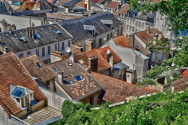 Pontoise, Francia - 2 de junio de 2019: ciudad histórica — Foto de Stock