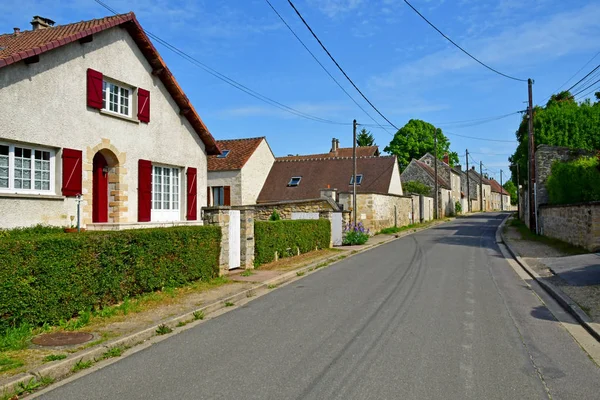 Sagy, France - may 24 2019 : village center — Stock Photo, Image