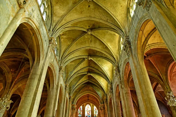 Pontoise , France - june 2 2019 : Saint Maclou cathedral — Stock Photo, Image