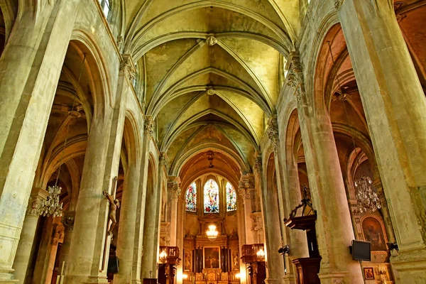 Pontoise, France - june 2 2019: Saint Maclou cathedral — стоковое фото
