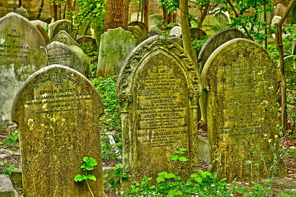 Londen, Engeland-mei 6 2019: Highgate Cemetery — Stockfoto