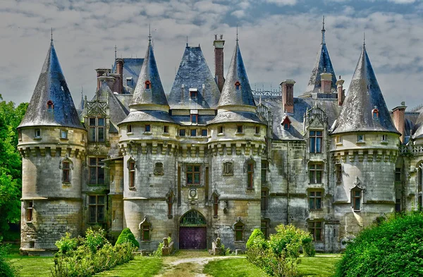 Vigny, França - 24 de maio de 2019: o castelo — Fotografia de Stock