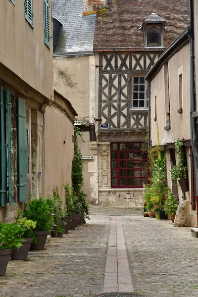 Chateaudun Francja-Czerwiec 30 2019: centrum starego miasta — Zdjęcie stockowe