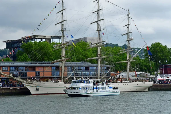 Rouen, Frankrike-juni 10 2019: armadan de Rouen — Stockfoto
