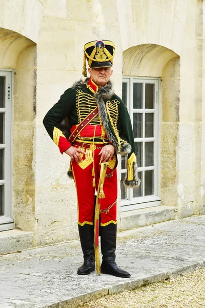 Villarceaux, Francia - 9 de junio de 2019: castillo histórico — Foto de Stock