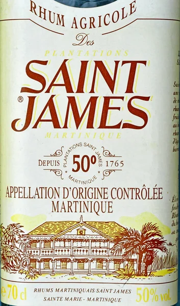 Sainte Marie, Martinica; França - 30 de setembro de 2018: garrafa de — Fotografia de Stock