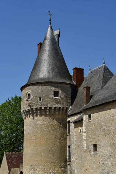 Fougeres sur Bievre; France - june 30 2019: medieval castle — 스톡 사진