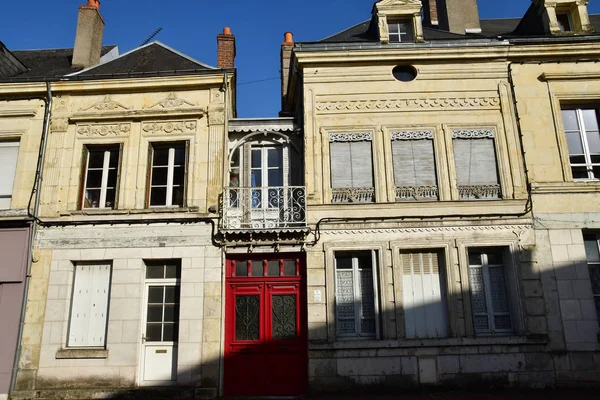 Μοντάρ Σιρ Λε Loir; Γαλλία-Ιούνιος 30 2019: γραφική πόλη σε — Φωτογραφία Αρχείου