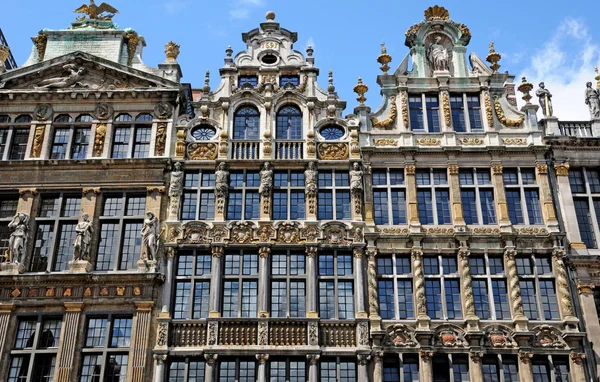 Pittoresque Grand Place de Bruxelles en Belgique — Photo