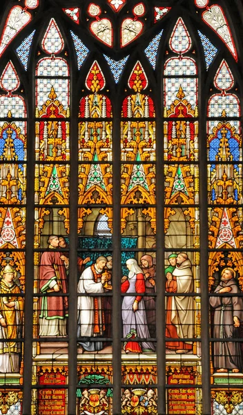 Belçika Brüksel pitoresk Katedrali — Stok fotoğraf