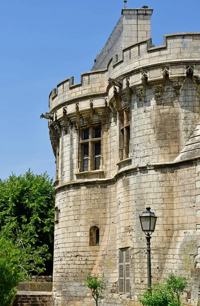 Vendome; France - june 28 2019: Saint Georges door — Stock Photo, Image