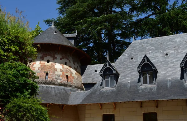 Chaumont sur Loire; Francja-Czerwiec 29 2019: Zamek stabilny — Zdjęcie stockowe