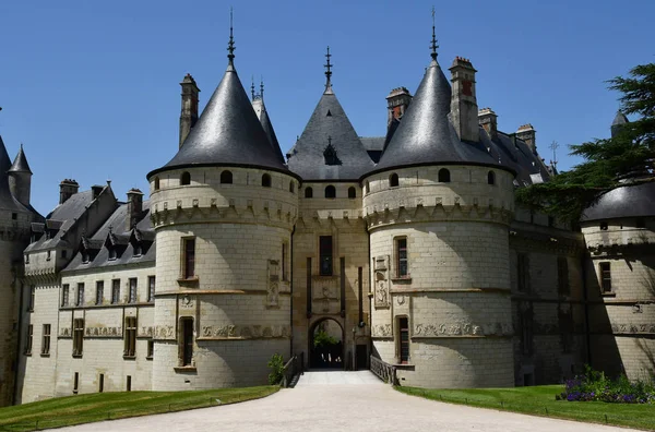 Chaumont sur Loire; France - june 29 2019: the renaissance castl — Stock Photo, Image