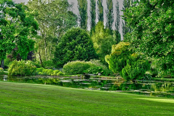 Sasnieres; Francia - 30 de junio de 2019: du Plessis Sasnieres garden —  Fotos de Stock