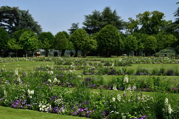 Chaumont sur Loire; França - 29 de junho de 2019: parque do castelo — Fotografia de Stock