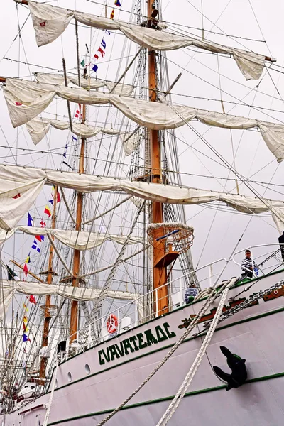 Rouen, France - june 10 2019 : the Armada de Rouen, the Cuauhtem — Stock Photo, Image