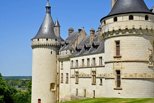 Chaumont sur Loire; Frankrijk-juni 29 2019: de renaissance kasteel — Stockfoto