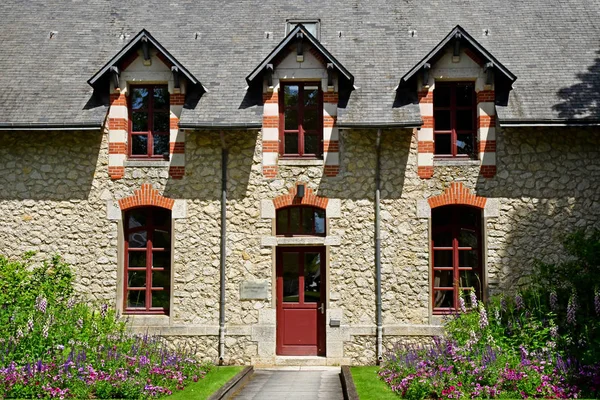 Chaumont sur Loire; França - 29 de junho de 2019: castelo fazenda — Fotografia de Stock