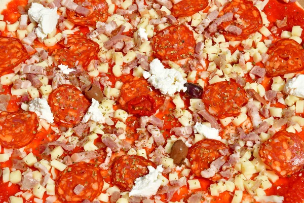 Close up of Neapolitan pizza — Stock Photo, Image