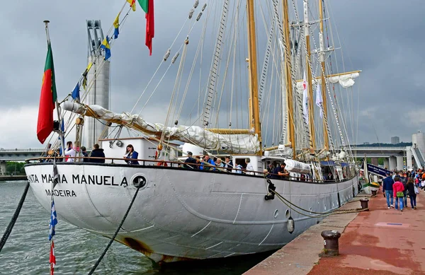 Rouen, França - 10 de junho de 2019: a Maria Manuela 1937 — Fotografia de Stock