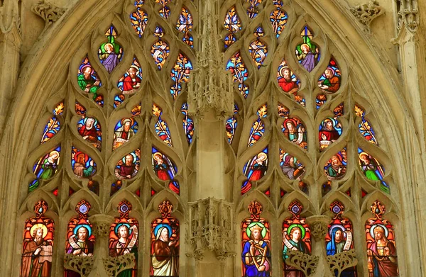 Vendome; France - June 28 2019: the Trinity Abbey of Vendome — стоковое фото