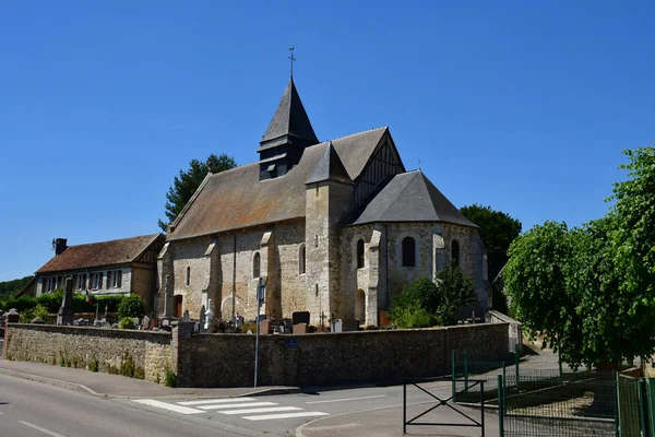 Harquency; França - 2 de julho de 2019: Igreja de São Pedro — Fotografia de Stock