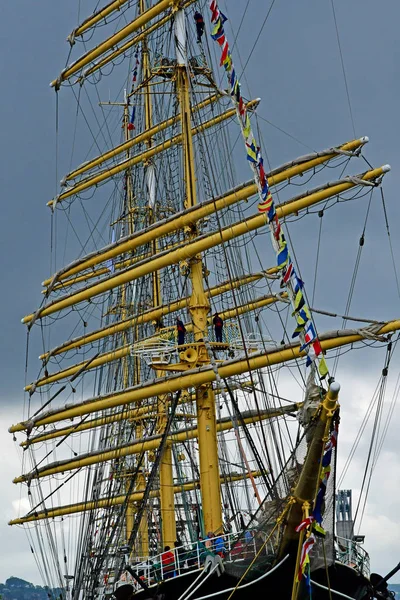 Rouen, france - 10. juni 2019: das kruzenshtern 1926 — Stockfoto