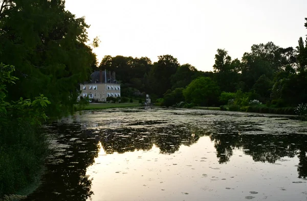 Sasnieres；France - june 30 2019：du Plessis Sasnieres garden — 图库照片