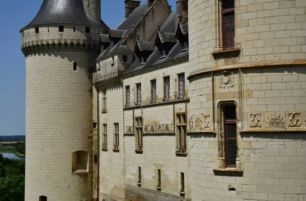 Chaumont sur Loire; Frankrijk-juni 29 2019: de renaissance kasteel — Stockfoto