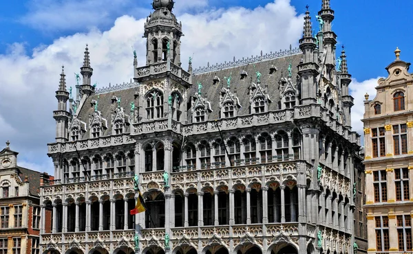 Belgium, picturesque Grand Place of  Brussels — Stock Photo, Image